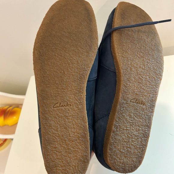 Clarks Mens Sharce II Navy Nubuck Marine Chukkas Size 10 - Picture 4 of 5